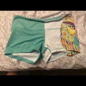 Feed Me Fight Me wolf shorts size M